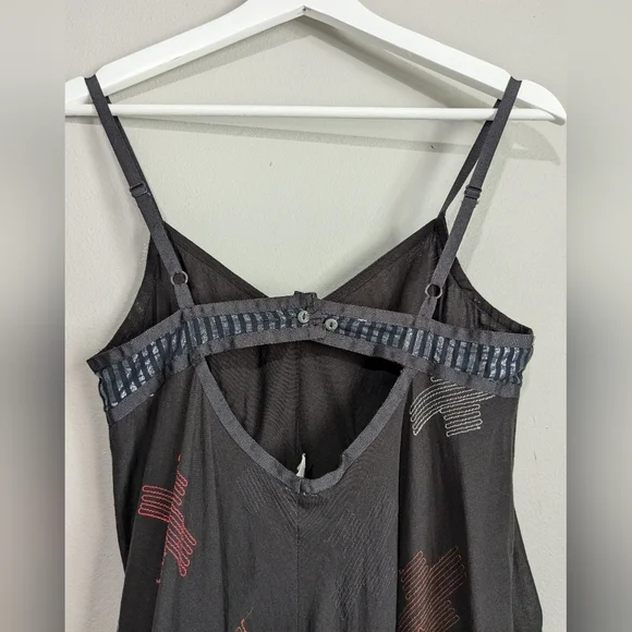 Free People Crossing Paths Pom Tassel Asymmetrical Hem Midi Dress XS - Picture 11 of 16